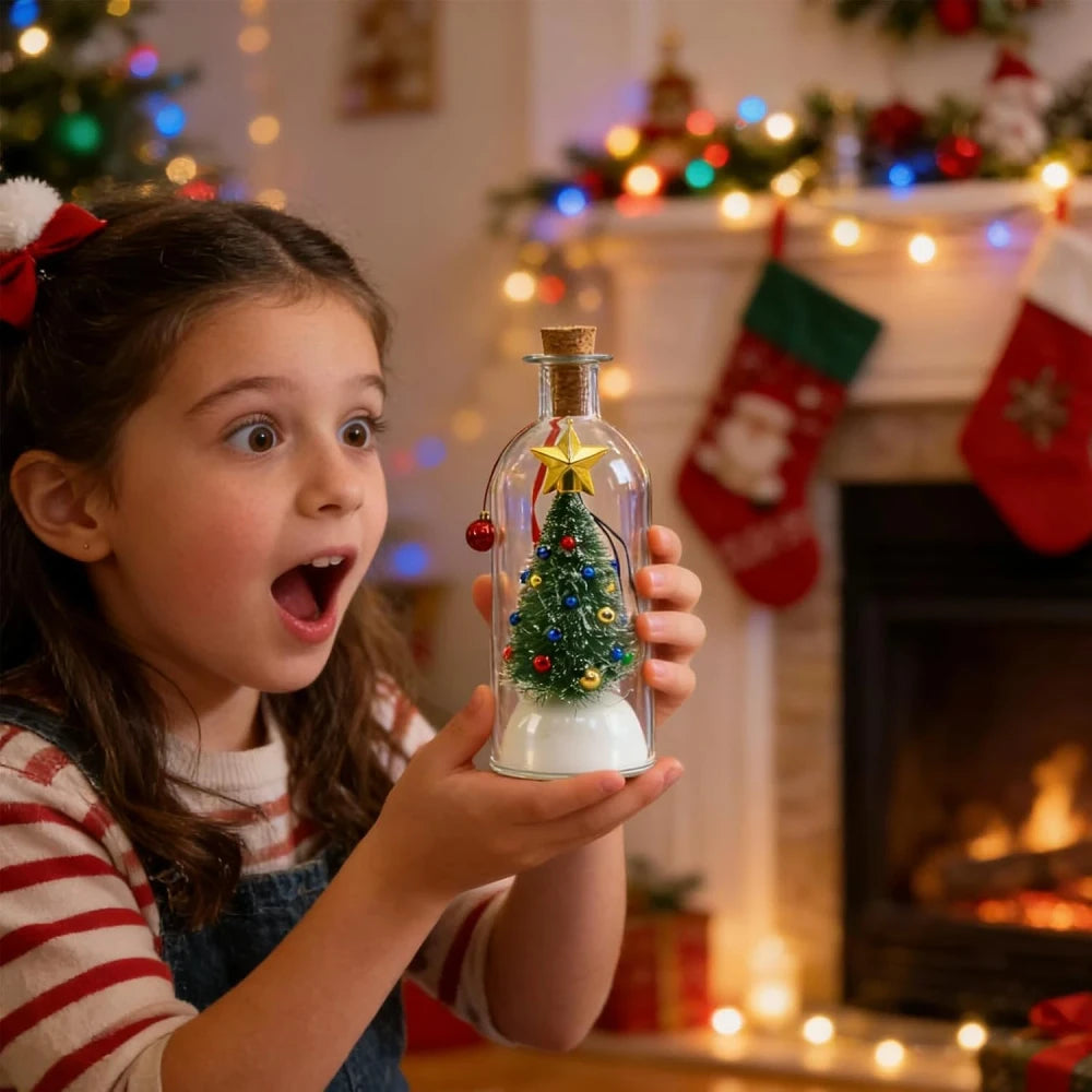 Recordable Christmas Tree Message Bottle