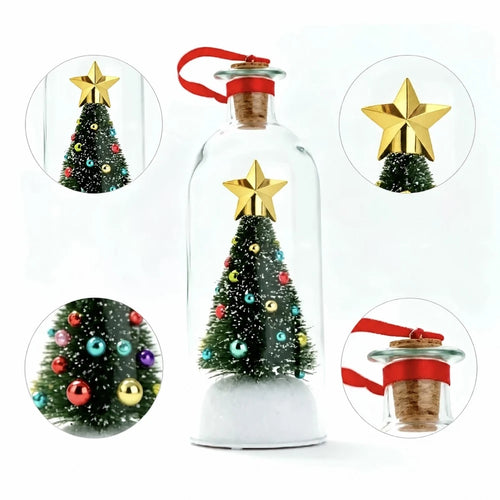 Recordable Christmas Tree Message Bottle
