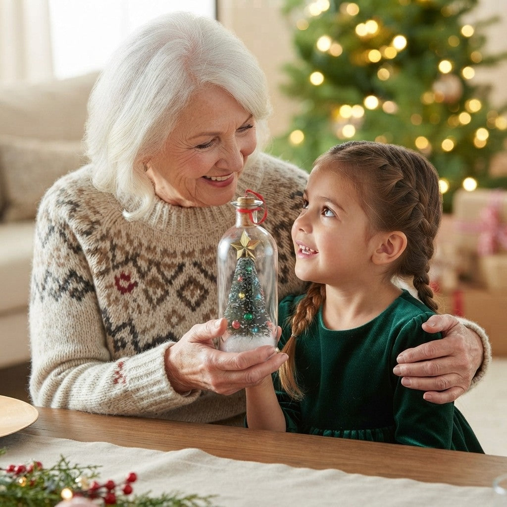 Recordable Christmas Tree Message Bottle